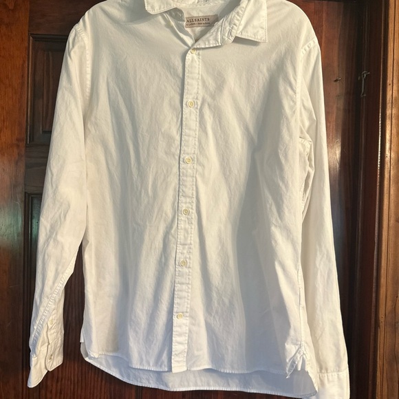 All Saints White Men's Shirt - Picture 1 of 3